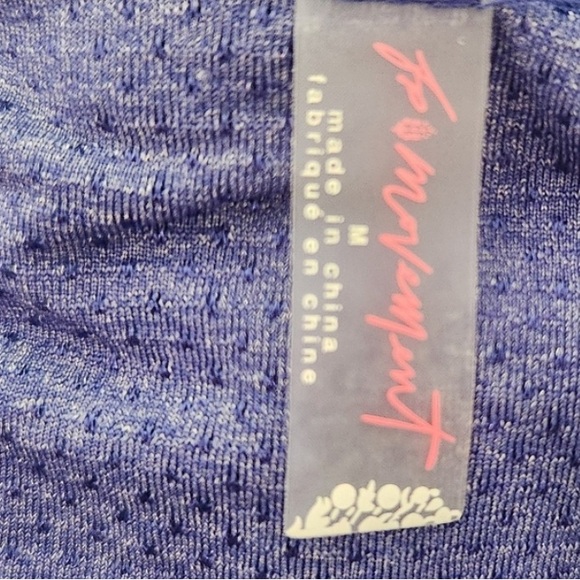 NWT Free People Movement Top Seed Printed Shorts Blue, Med, Top is also listed - Picture 10 of 11